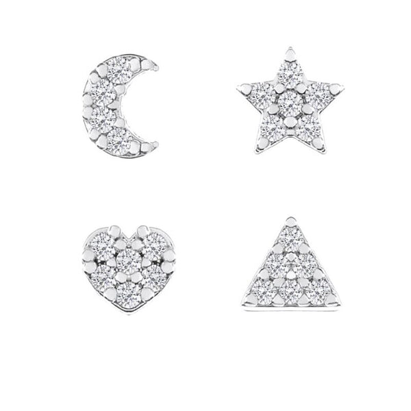 Heart Studs