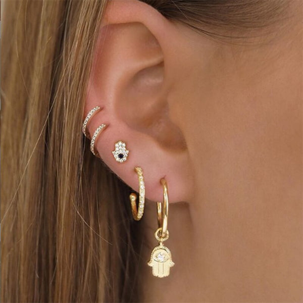 Hamsa Studs