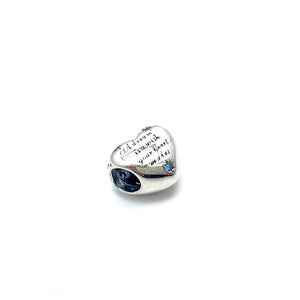 Twinkling Cinderella Dream Charm Bead - Stone Heart 