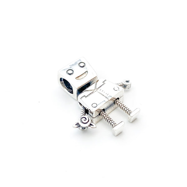 Romantic Rob Bot With A Rose Charm Bead - Stone Heart 