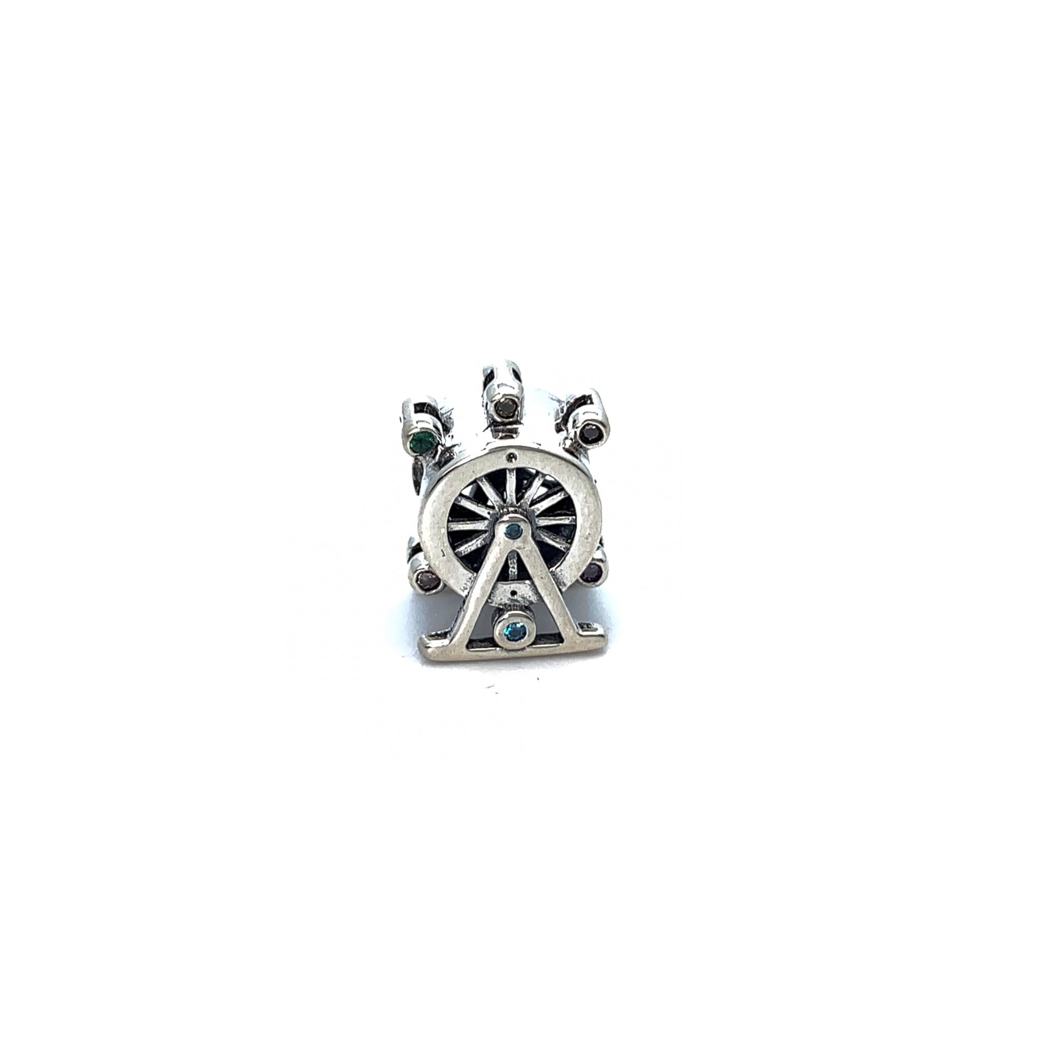 Ferris Wheel Charm Bead - Stone Heart 